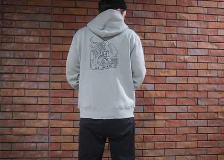 🗻In the stilly night Hoodie (Smoky Green)🔥