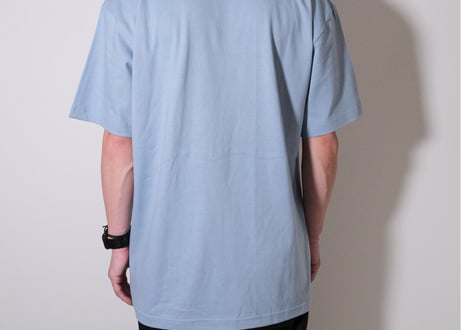 uS.plays Logo Short sleeve shirt (Acid blue)