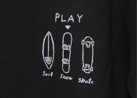 🎮PLAY  Sweat shirt (Black)🏂