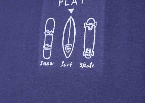 PLAY Logo (Surf) Short sleeve shirt (Indigo)