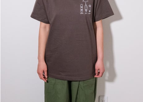 PLAY Logo (Surf) Short sleeve shirt (Charcoal)