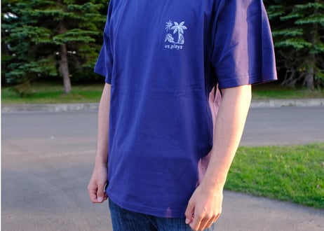 Surf Logo Short sleeve shirt (Indigo)