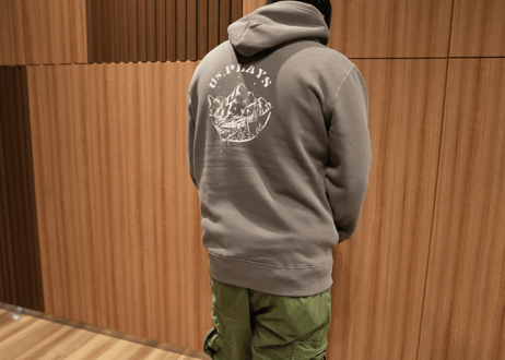 👕在庫限りの限定色🎨 winter night nature Hoodie(cement)