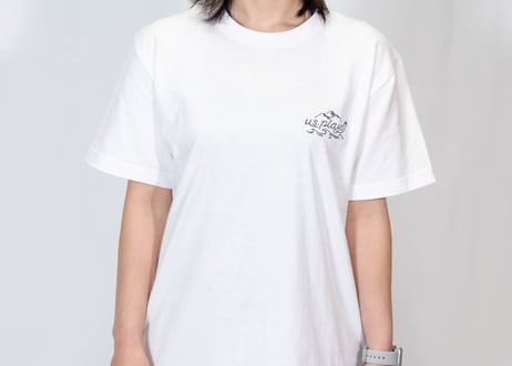 🌴us.plays Summer Logo Short sleeve shirt (White)🌊
