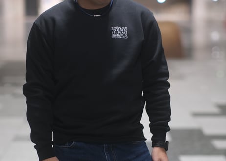 🗻In the stilly night Sweat shirt (Black)🔥