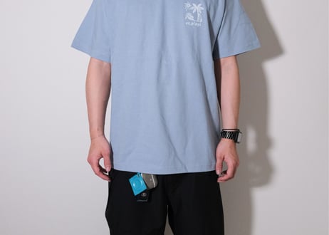 Surf Logo Short sleeve shirt (Acid blue)