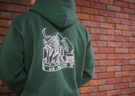 🗻In the stilly night Hoodie (Ivy Green)🔥
