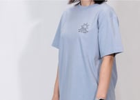 ☀️At the crack of dawn Short sleeve shirt (Acid Blue)🌊