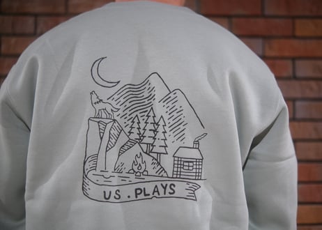 🗻In the stilly night Sweat shirt (Smoky Green)🔥