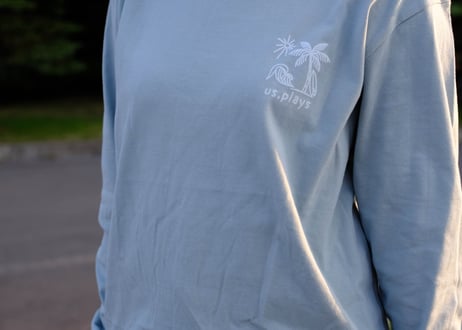 Surf Logo Long sleeve shirt (Smoky Green)