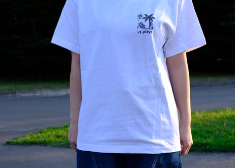 Surf Logo Short sleeve shirt (White)