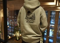 ⛄️The snow is falling steadily hoodie (Smoky Green)❄️