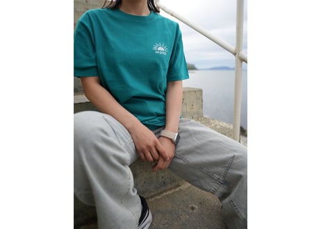 Sunrise in Summer Short sleeve shirt (Apple Green)