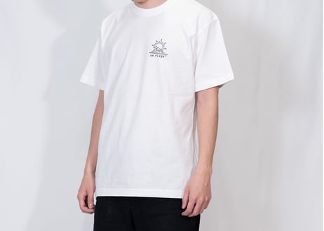 ☀️At the crack of dawn Short sleeve shirt (White)🌊