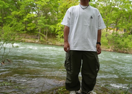 us.plays BOX LOGO short sleeve shirt (White)