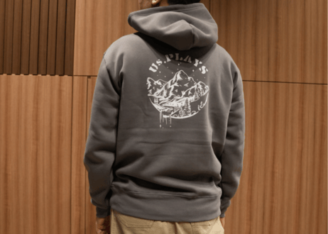 👕在庫限りの限定色🎨 winter night nature Hoodie(cement)