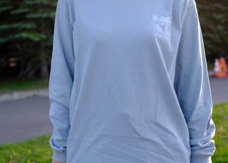 Surf Logo Long sleeve shirt (Smoky Green)