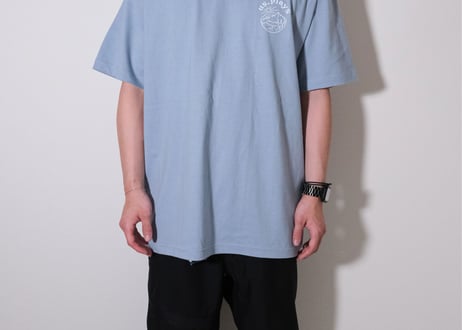 uS.plays Logo Short sleeve shirt (Acid blue)