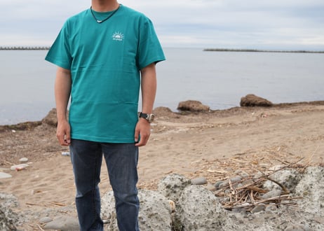 Sunrise in Summer Short sleeve shirt (Apple Green)
