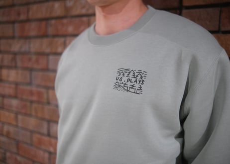 🗻In the stilly night Sweat shirt (Smoky Green)🔥