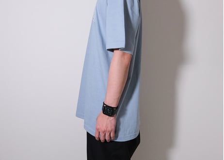 uS.plays Logo Short sleeve shirt (Acid blue)