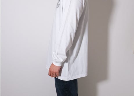 uS.plays Logo Long sleeve shirt (White)