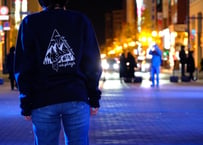 🏔 A pleasant dawn  Sweat shirt (Navy blue)☀️