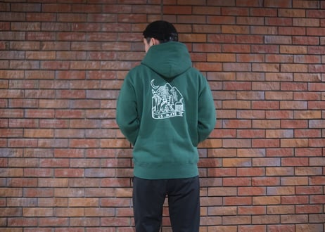 🗻In the stilly night Hoodie (Ivy Green)🔥