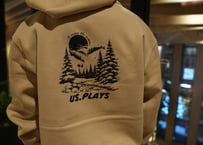 ⛄️The snow is falling steadily hoodie (Sand beige)❄️