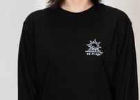 ☀️At the crack of dawn Long sleeve shirt (Black)🌊