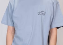 🌴us.plays Summer Logo Short sleeve shirt (Acid Blue)🌊