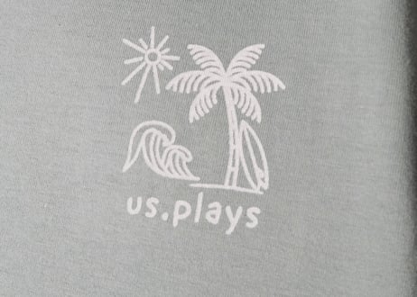 Surf Logo Long sleeve shirt (Smoky Green)