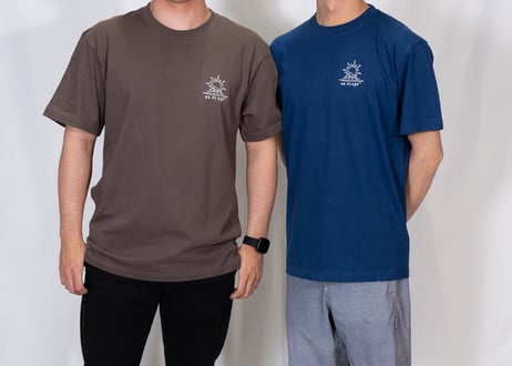 ☀️At the crack of dawn Short sleeve shirt (Classic Blue)🌊