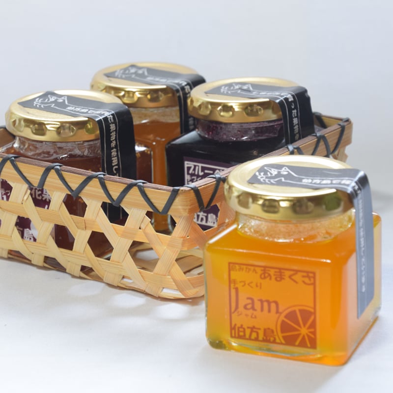 ジャミンギョン　クレマカラコール　ギフトセット4本 ジャム4本ギフトセット 【かご】 | 伯方plus+