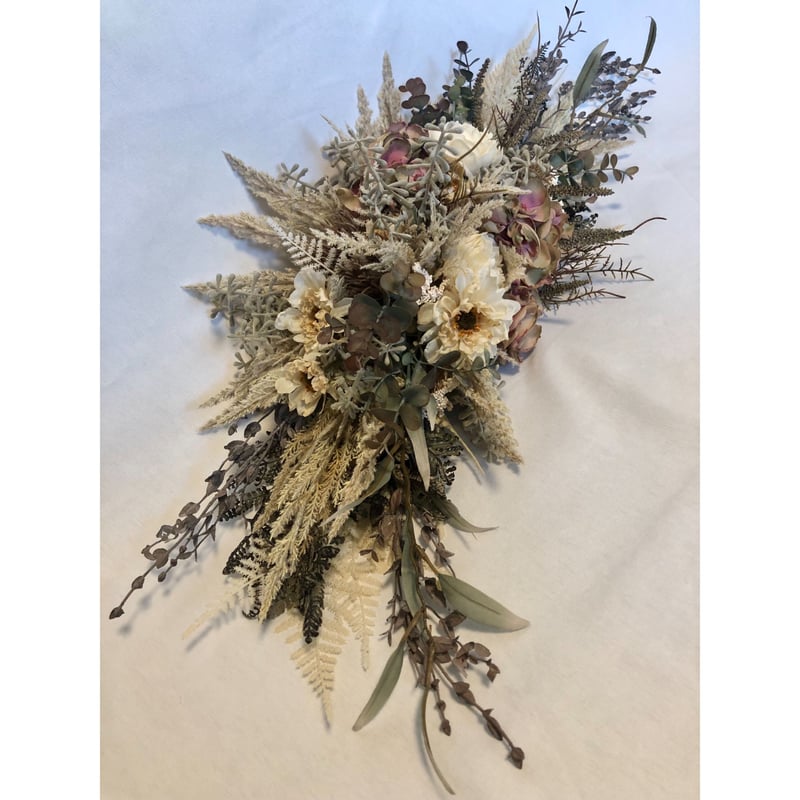 完売！ dryflower 横長swag dryじゃないよfakeなの Flowers garland swag | Botanical