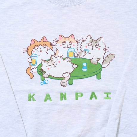 猫酒場スウェット(ASH)