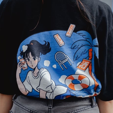 おしまいTシャツ(BLACK)
