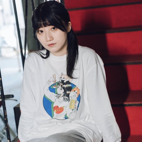 いつでも寿司と酒の側にいたいT(WHITE)