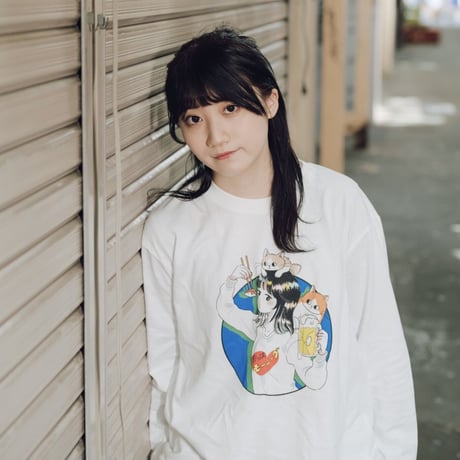 いつでも寿司と酒の側にいたいT(WHITE)