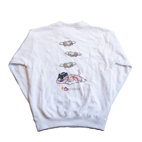 昇天スウェット（WHITE)