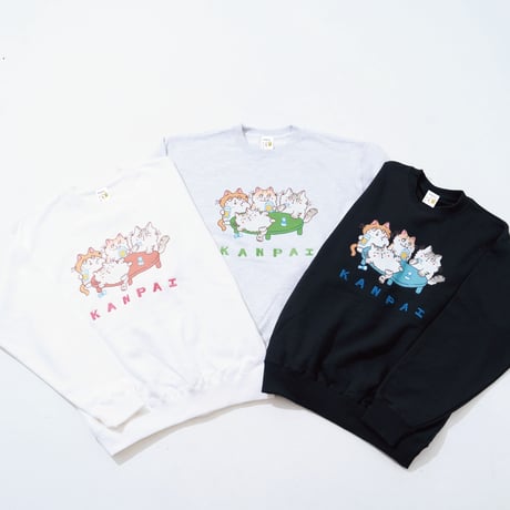 猫酒場スウェット(WHITE)