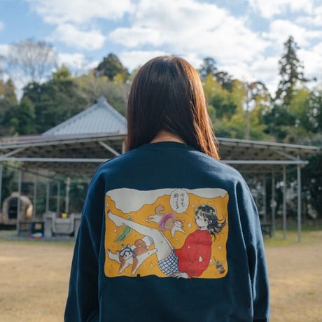 今日も酔ってるスウェット(NAVY)