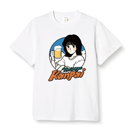 TORIAEZU KANPAI TEE（WHITE）