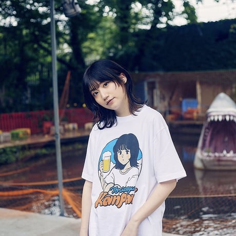TORIAEZU KANPAI TEE（WHITE）