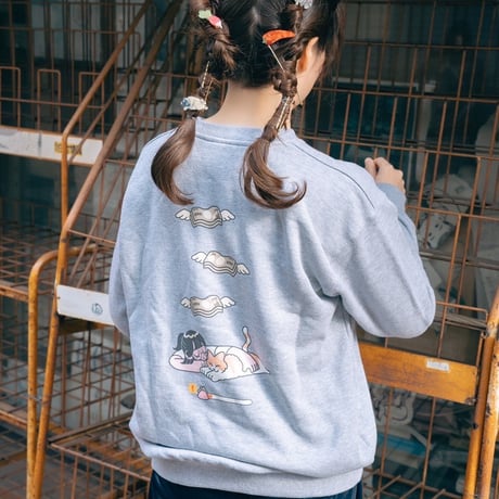 昇天スウェット（GRAY)