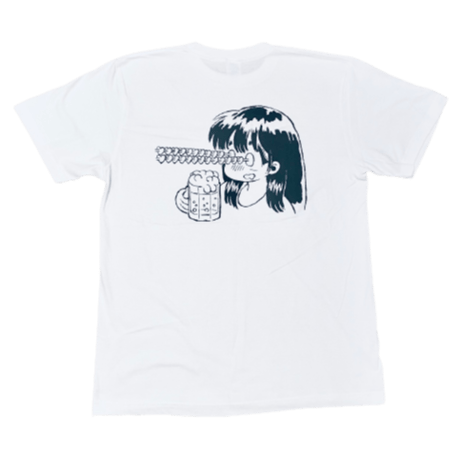 酒ずっきゅん Tシャツ（WHITE）