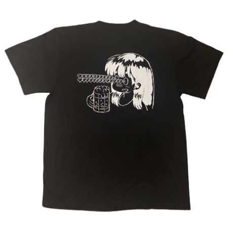 酒ずっきゅん Tシャツ（BLACK）