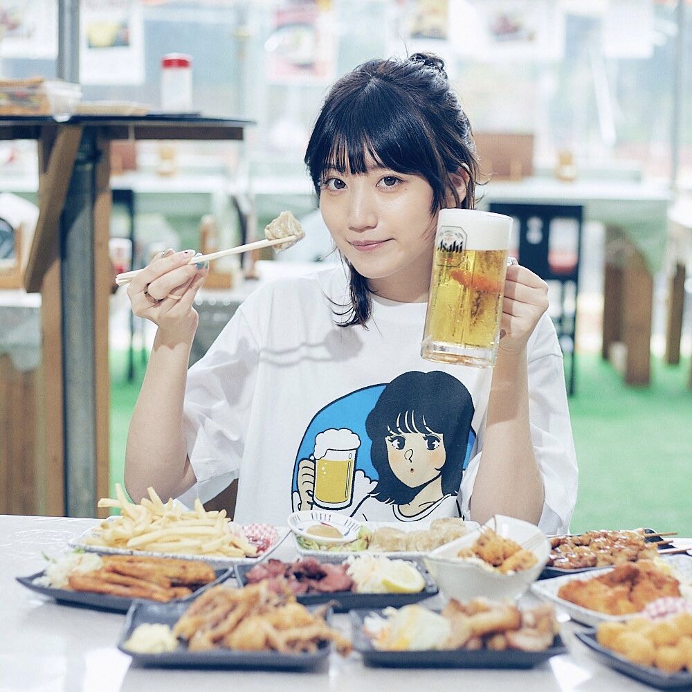 酒村ゆっけ☆KANPAI Tシャツ　白色 TORIAEZU KANPAI TEE（WHITE） | 酒村商店