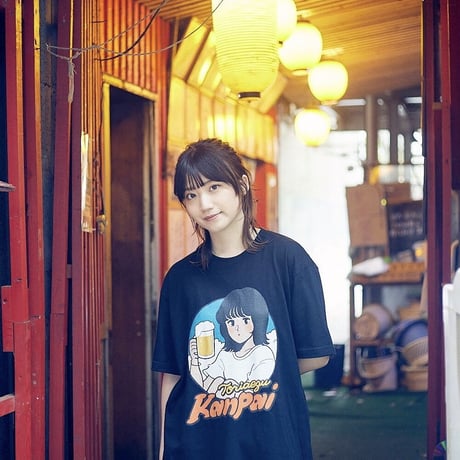 TORIAEZU KANPAI TEE（BLACK)