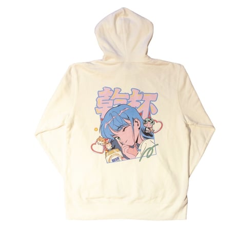 乾杯2023パーカー（OFFWHITE)